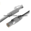 CAT6A Snagless Unshielded Cable de conexión de red UTP 10 Gigabit Gray